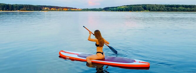 Trip Luxemburg - Wassersport mit Balance & Technik vereinen | Stand up paddeln, SUPen, Surfen, Skiten, Wakeboarden, Wasserski auf kristallklaren Bergseen